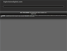 Tablet Screenshot of highvisiondigital.com